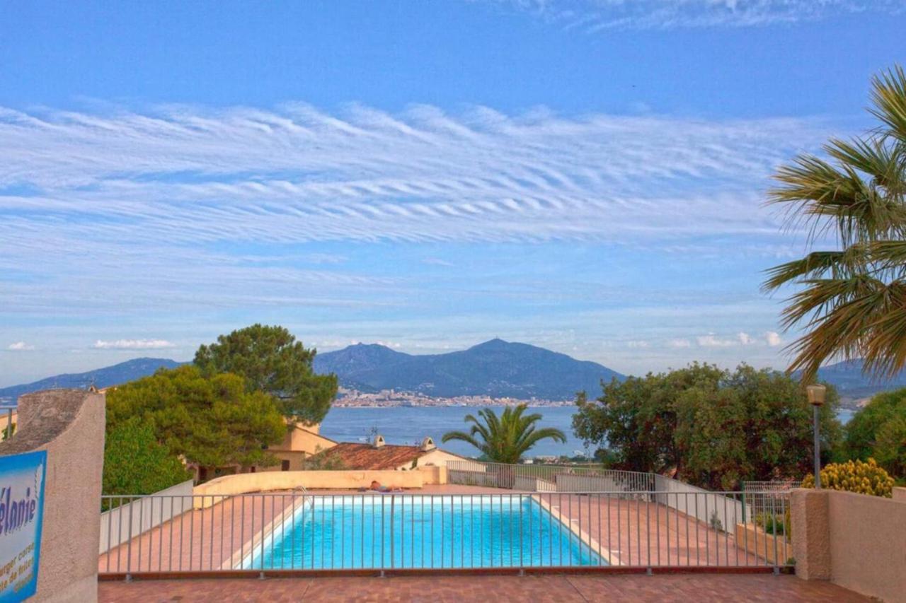 Studio Vue Mer A Porticcio Piscine Et Parking المظهر الخارجي الصورة
