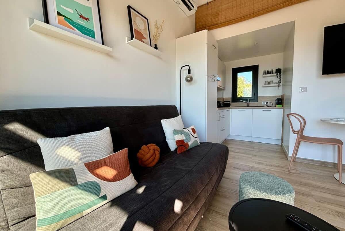 Studio Vue Mer A Porticcio Piscine Et Parking المظهر الخارجي الصورة